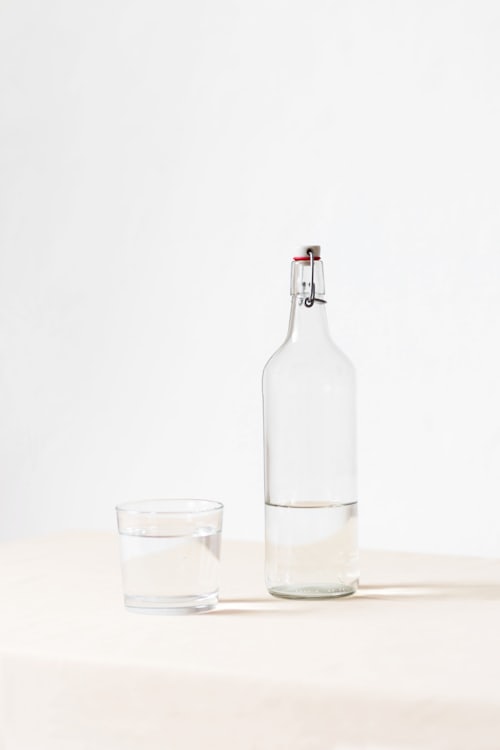 Water bottle for exercise hydration